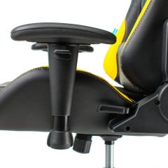 Кресло игровое Бюрократ VIKING 5 AERO YELLOW черный/желтый в Уфе - ufa.mebel24.online | фото 5