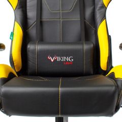 Кресло игровое Бюрократ VIKING 5 AERO YELLOW черный/желтый в Уфе - ufa.mebel24.online | фото 7