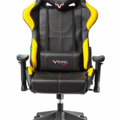 Кресло игровое Бюрократ VIKING 5 AERO YELLOW черный/желтый в Уфе - ufa.mebel24.online | фото 3