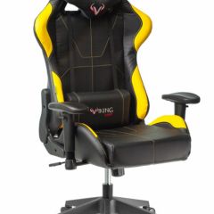 Кресло игровое Бюрократ VIKING 5 AERO YELLOW черный/желтый в Уфе - ufa.mebel24.online | фото