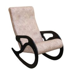 Кресло-качалка №2 (велюр Флора 003/венге) в Уфе - ufa.mebel24.online | фото