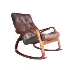 Кресло качалка Гранд 103-З-Ш Шоколад в Уфе - ufa.mebel24.online | фото