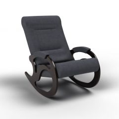 Кресло-качалка Вилла 11-Т-ГР (тканьвенге) ГРАФИТ в Уфе - ufa.mebel24.online | фото