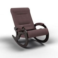 Кресло-качалка Вилла 11-Т-КМ (тканьвенге) КОФЕ С МОЛОКОМ в Уфе - ufa.mebel24.online | фото