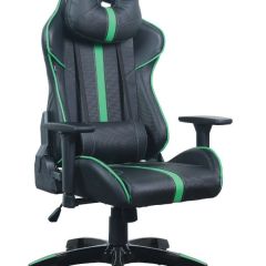 Кресло компьютерное BRABIX "GT Carbon GM-120" (черное/зеленое) 531929 в Уфе - ufa.mebel24.online | фото
