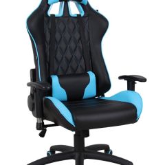 Кресло компьютерное BRABIX "GT Master GM-110" (черное/голубое) 531928 в Уфе - ufa.mebel24.online | фото