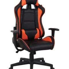 Кресло компьютерное BRABIX "GT Racer GM-100" (черное/оранжевое) 531925 в Уфе - ufa.mebel24.online | фото