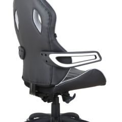 Кресло компьютерное BRABIX "Techno Pro GM-003" (черное/серое, вставки серые) 531814 в Уфе - ufa.mebel24.online | фото 4