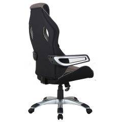 Кресло компьютерное BRABIX Techno GM-002 (ткань) черное/серое, вставки белые (531815) в Уфе - ufa.mebel24.online | фото 5