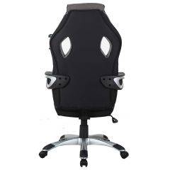 Кресло компьютерное BRABIX Techno GM-002 (ткань) черное/серое, вставки белые (531815) в Уфе - ufa.mebel24.online | фото 6