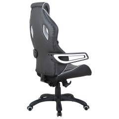 Кресло компьютерное BRABIX Techno Pro GM-003 (экокожа черное/серое, вставки серые) 531814 в Уфе - ufa.mebel24.online | фото 7