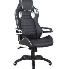 Кресло компьютерное BRABIX Techno Pro GM-003 (экокожа черное/серое, вставки серые) 531814 в Уфе - ufa.mebel24.online | фото 2