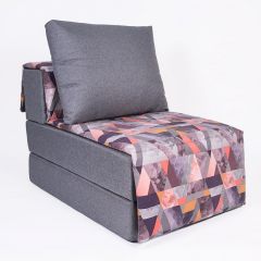 Кресло-кровать бескаркасное Харви (серый-сноу манго) в Уфе - ufa.mebel24.online | фото