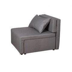 Кресло-кровать Милена (серый) Велюр в Уфе - ufa.mebel24.online | фото