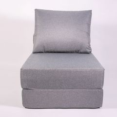 Кресло-кровать-пуф бескаркасное Прайм (Серый) в Уфе - ufa.mebel24.online | фото 2
