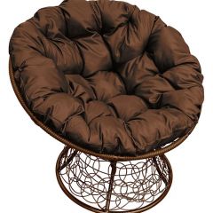 Кресло "ПАПАСАН" ротанг (каркас коричневый) в Уфе - ufa.mebel24.online | фото