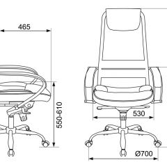 Кресло руководителя Бюрократ CH-609SL/BLACK в Уфе - ufa.mebel24.online | фото 4