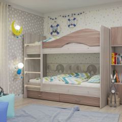 Кровать 2-х ярусная Мая + ящики + шкаф (800*1900) в Уфе - ufa.mebel24.online | фото 9