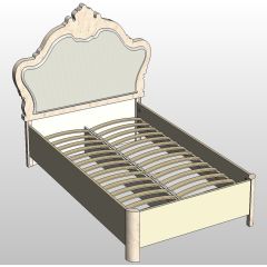 Кровать детская Натали 1200 с мягким изголовьем из экокожи в Уфе - ufa.mebel24.online | фото 3