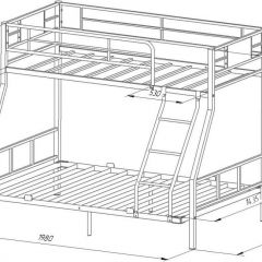 Кровать двухъярусная «Гранада-1 140» в Уфе - ufa.mebel24.online | фото 6