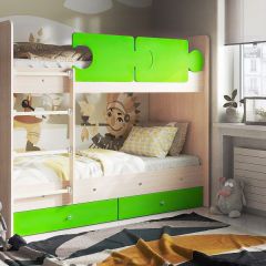 Кровать двухъярусная "Тетрис" (латы) с бортиками + ящики в Уфе - ufa.mebel24.online | фото 5