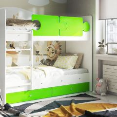 Кровать двухъярусная "Тетрис" (латы) с бортиками + ящики в Уфе - ufa.mebel24.online | фото 19