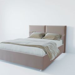 Кровать Корсика с ортопедическим основанием 1400 (велюр серый) в Уфе - ufa.mebel24.online | фото