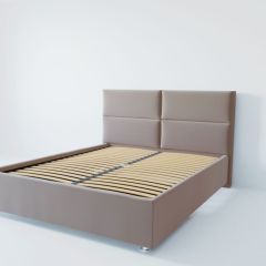Кровать Корсика с ортопедическим основанием 2000 (велюр серый) в Уфе - ufa.mebel24.online | фото 2