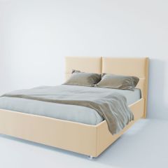 Кровать Корсика с ПМ 1400 (экокожа бежевая) в Уфе - ufa.mebel24.online | фото 3