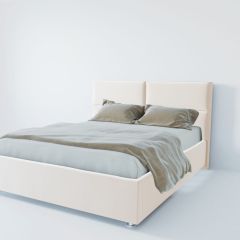 Кровать Корсика с ПМ 800 (экокожа белая) в Уфе - ufa.mebel24.online | фото 2