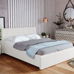 Кровать Лаура с латами Nice White 1400x2000 в Уфе - ufa.mebel24.online | фото
