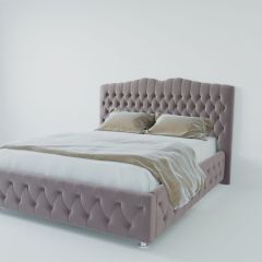 Кровать Нягань с ПМ 800 (велюр темно-серый) в Уфе - ufa.mebel24.online | фото 2