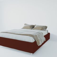 Кровать Подиум с ортопедическим основанием 1200 (велюр бордо) в Уфе - ufa.mebel24.online | фото