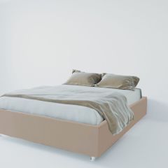 Кровать Подиум с ПМ 1200 (велюр серый) в Уфе - ufa.mebel24.online | фото