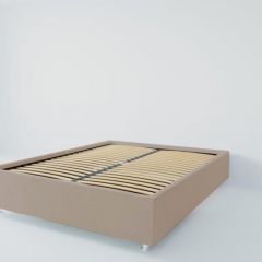 Кровать Подиум с ортопедическим основанием 900 (велюр серый) в Уфе - ufa.mebel24.online | фото 2