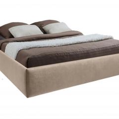 Кровать Подиум с ПМ 800 (велюр светло-серый) в Уфе - ufa.mebel24.online | фото