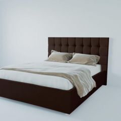 Кровать Венеция без основания 1800 (экокожа коричневая) в Уфе - ufa.mebel24.online | фото