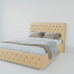 Кровать Версаль 1200 без основания (экокожа бежевый) в Уфе - ufa.mebel24.online | фото