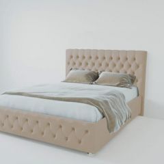 Кровать Версаль 1200 без основания (велюр светло серый) в Уфе - ufa.mebel24.online | фото