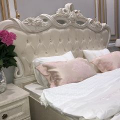 Кровать с мягким изголовьем Афина 1800 (крем корень) в Уфе - ufa.mebel24.online | фото 3