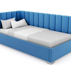 Кровать угловая Хлоя интерьерная +основание (80х200) в Уфе - ufa.mebel24.online | фото 3