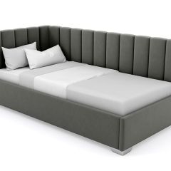 Кровать угловая Хлоя интерьерная +основание (80х200) в Уфе - ufa.mebel24.online | фото 4