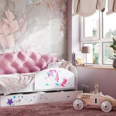 Кровать Звездочка на щитах + Бортик в Уфе - ufa.mebel24.online | фото 4