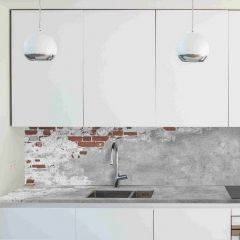 Кухонный фартук со столешницей (А-01) в едином стиле (3050 мм) в Уфе - ufa.mebel24.online | фото