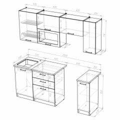 Кухонный гарнитур Инна ультра 2000 в Уфе - ufa.mebel24.online | фото 4