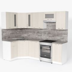 Кухонный гарнитур Лариса оптима 1 1300х2500 мм в Уфе - ufa.mebel24.online | фото 3