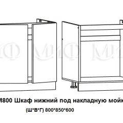 ЛИЗА-2 Кухонный гарнитур 1,6 Белый глянец холодный в Уфе - ufa.mebel24.online | фото 6