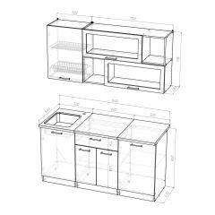 Кухонный гарнитур Полина стандарт 1600 в Уфе - ufa.mebel24.online | фото 7