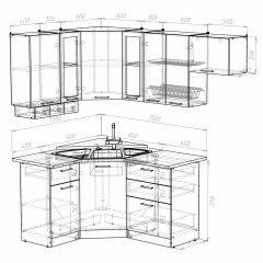 Кухонный гарнитур Симона литл 1300*2000 в Уфе - ufa.mebel24.online | фото 3