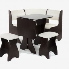 ТЮЛЬПАН МИНИ Кухонный уголок (кожзам-Борнео крем) в Уфе - ufa.mebel24.online | фото 2